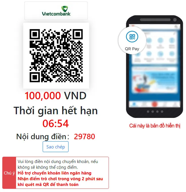 nạp tiền ae888 qrcode